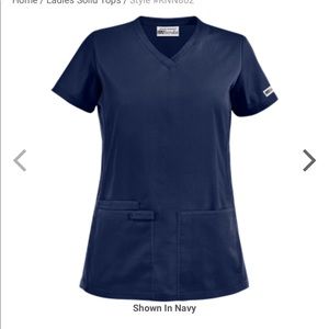 Uniform Advantage Scrub Set Top & Bottom Navy NWOT